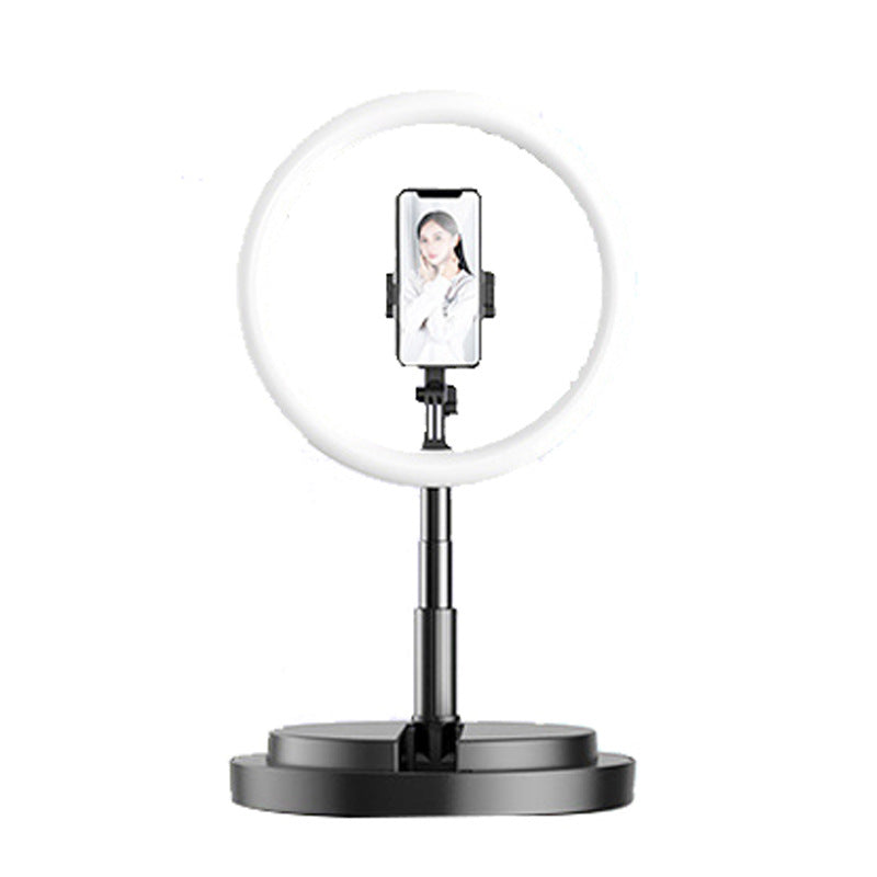 Apple-Compatible 10" LED Selfie Ring Light with Tripod