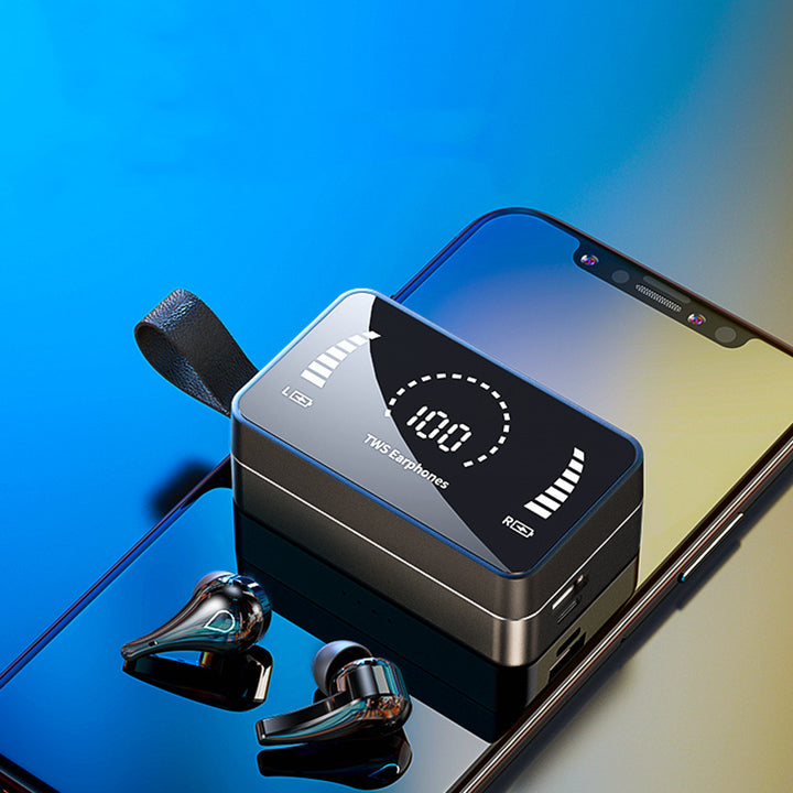Bluetooth 5.0 Waterproof Sports Earbuds with Charging Case