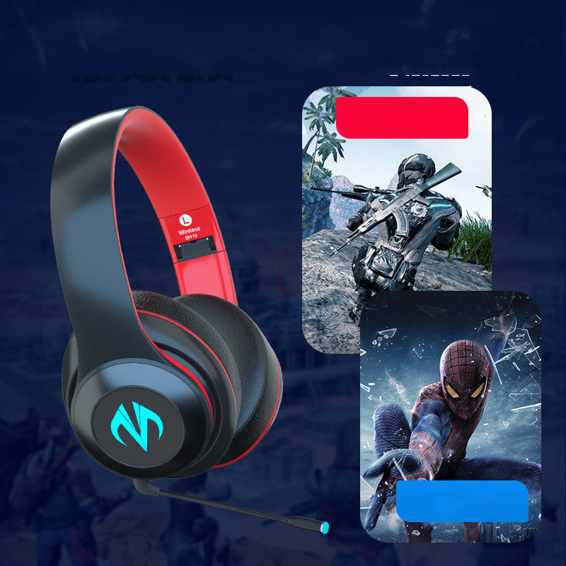 Wireless Bluetooth Sports Gaming Headset with LED