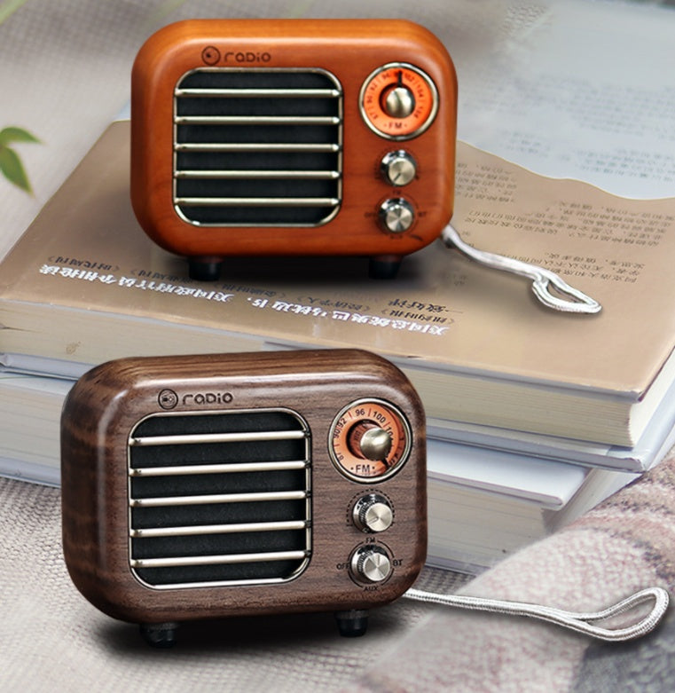 Retro Bluetooth Mini Portable Stereo Speaker