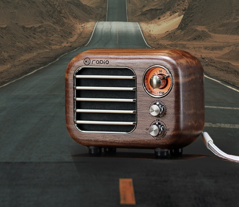 Retro Bluetooth Mini Portable Stereo Speaker