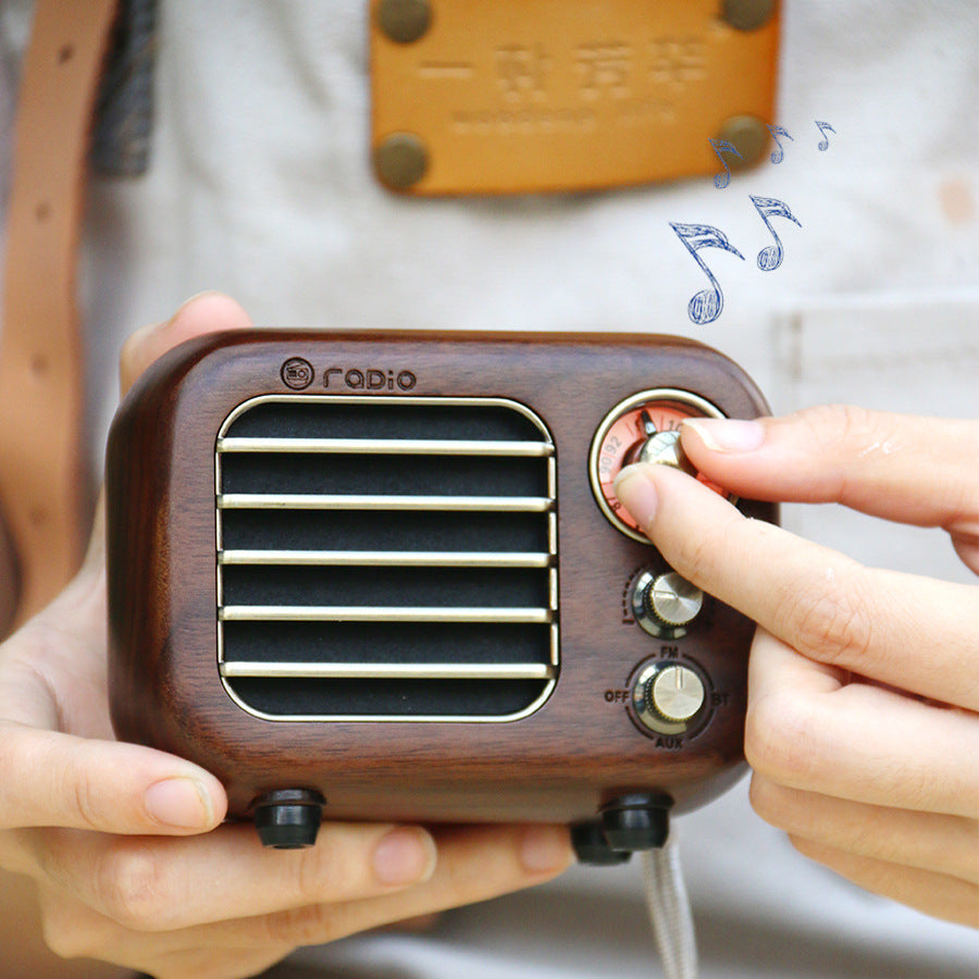Retro Bluetooth Mini Portable Stereo Speaker