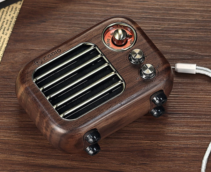 Retro Bluetooth Mini Portable Stereo Speaker