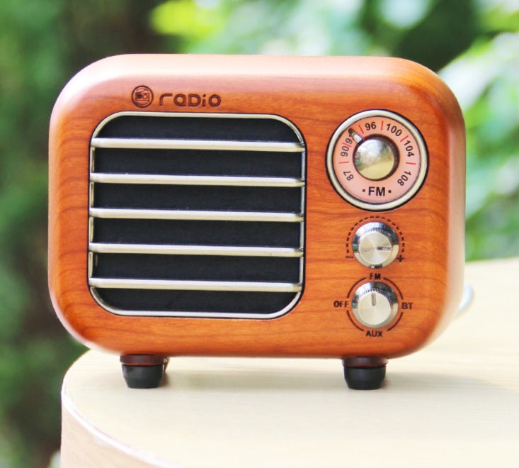 Retro Bluetooth Mini Portable Stereo Speaker
