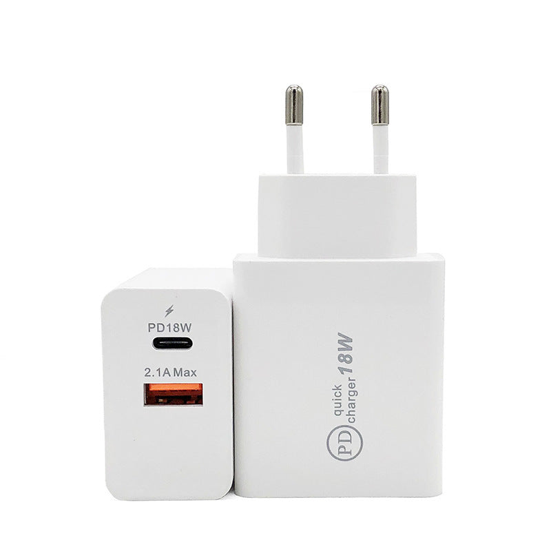 18W USB-C PD Fast Charging Adapter (US Plug)