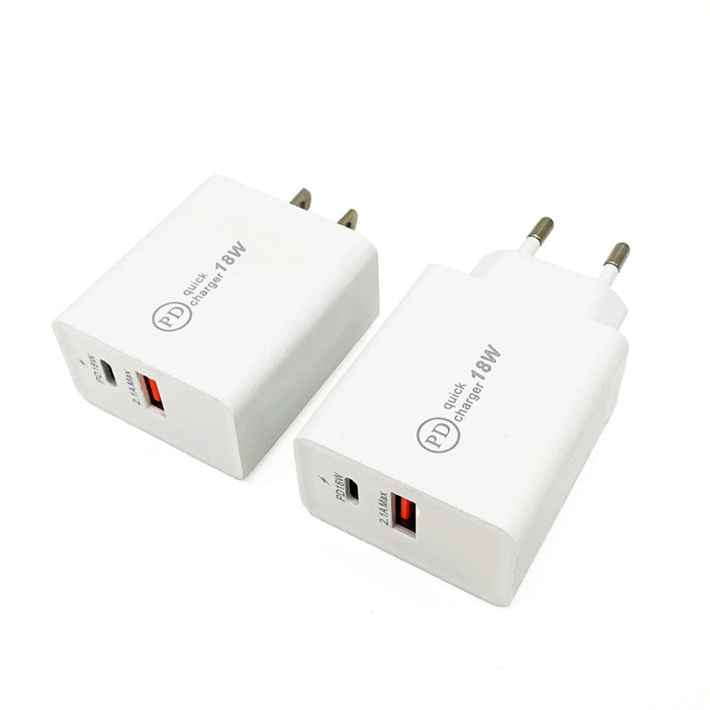 18W USB-C PD Fast Charging Adapter (US Plug)