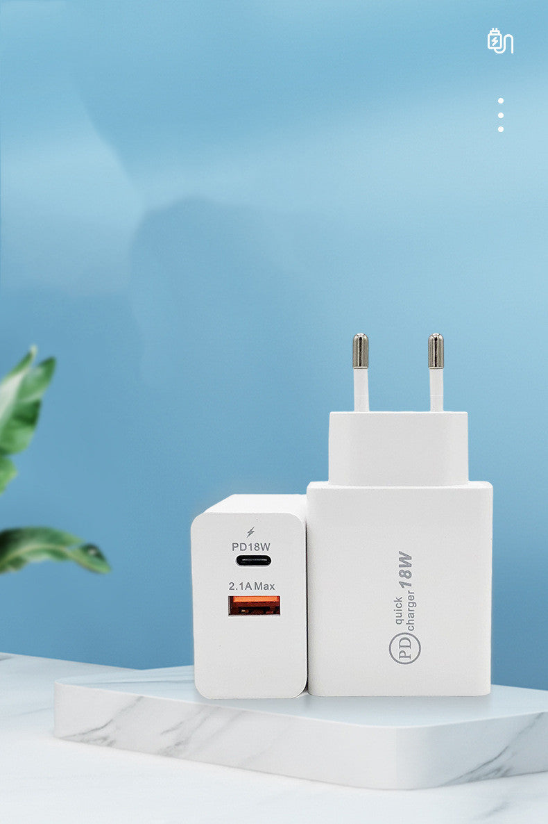 18W USB-C PD Fast Charging Adapter (US Plug)