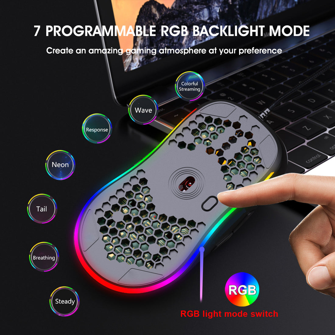RGB Wired Mechanical E-Sports Gaming Mouse