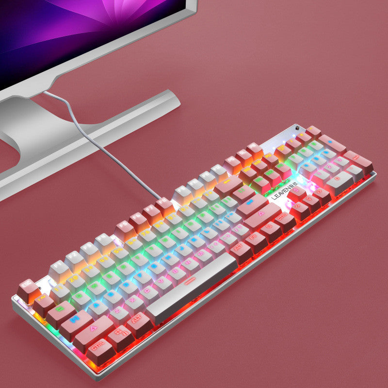 USB Wired RGB Punk Gaming Keyboard