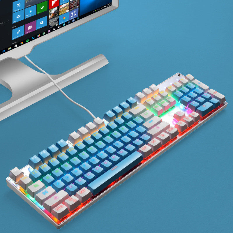 USB Wired RGB Punk Gaming Keyboard