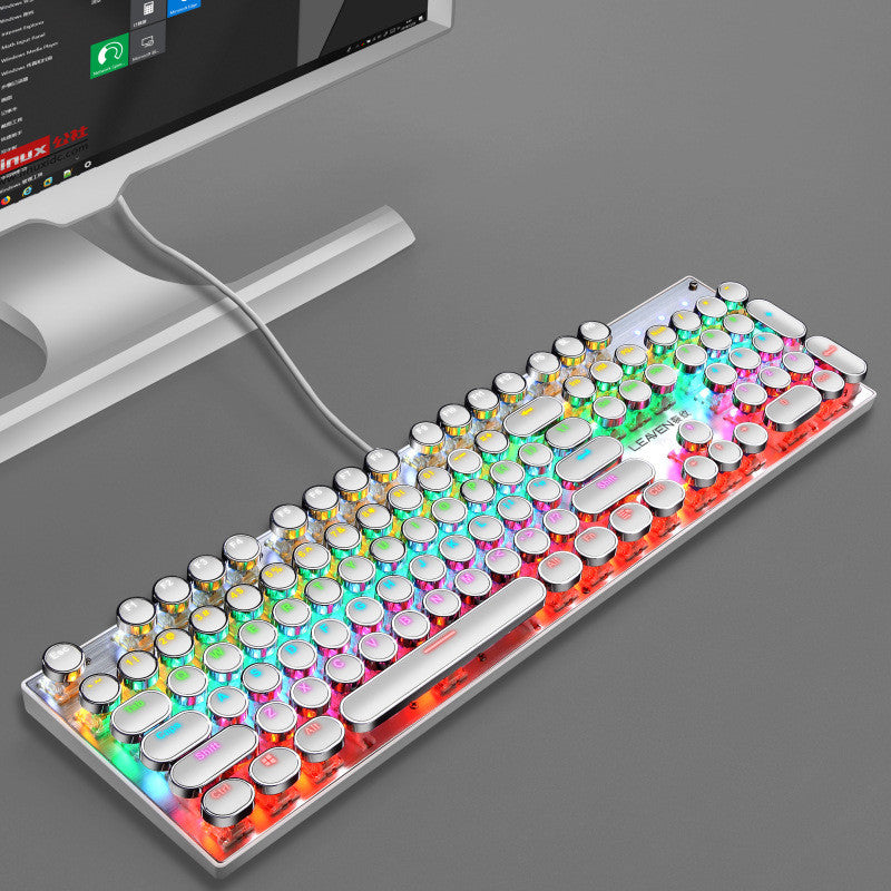 USB Wired RGB Punk Gaming Keyboard