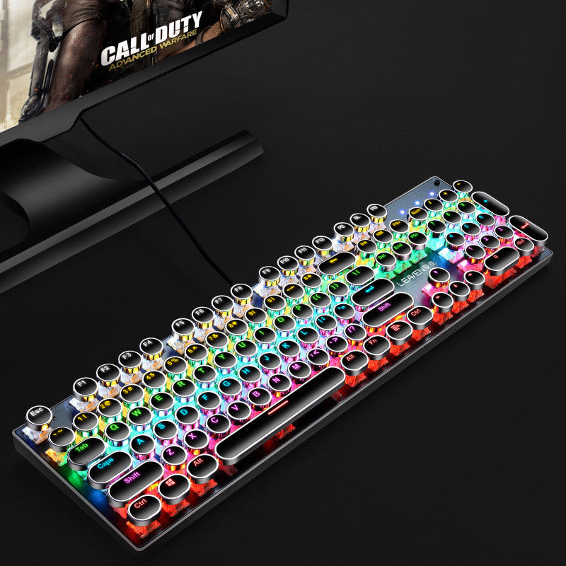 USB Wired RGB Punk Gaming Keyboard