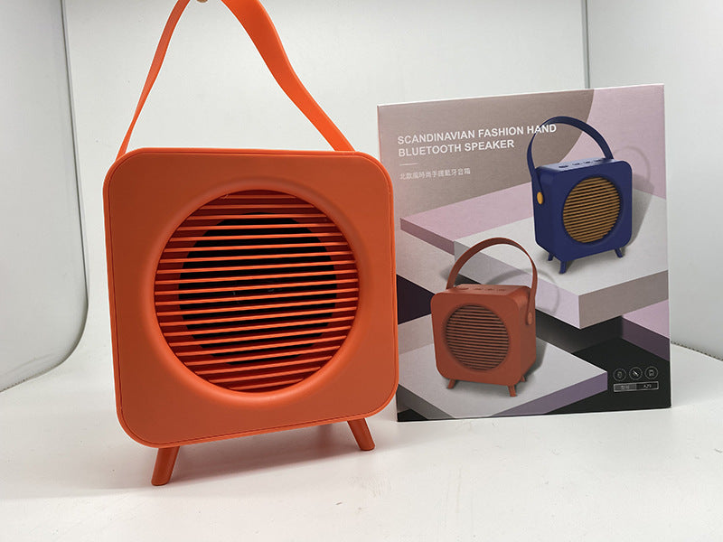 Retro Bluetooth Portable Speaker with Subwoofer
