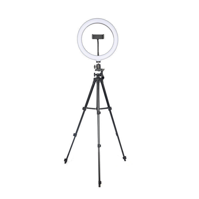 Apple-Compatible LED Ring Light with Tripod