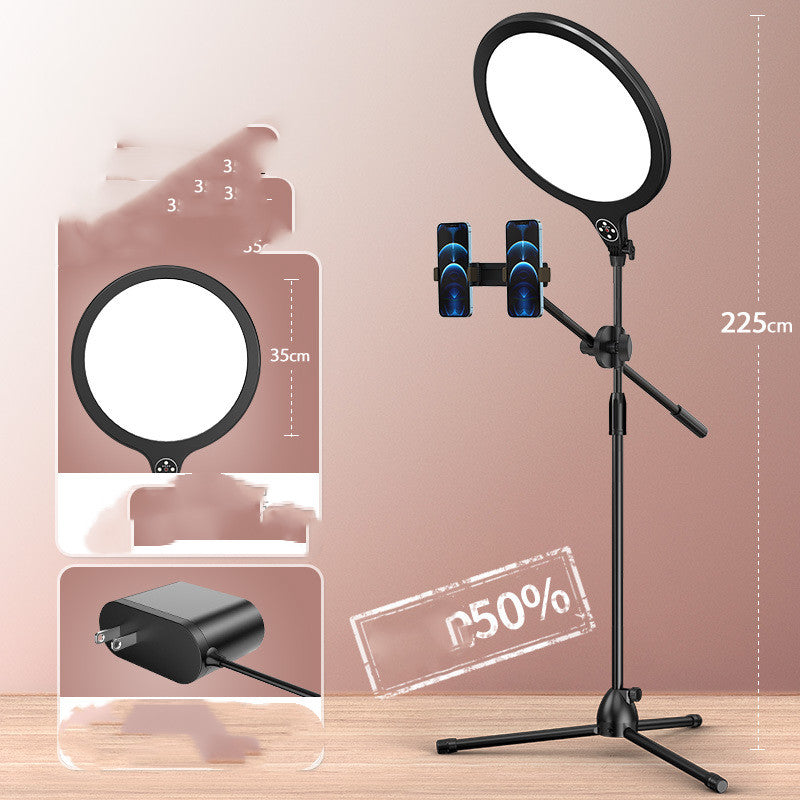 Telescopic Desktop & Floor LED Fill Light for Mobile