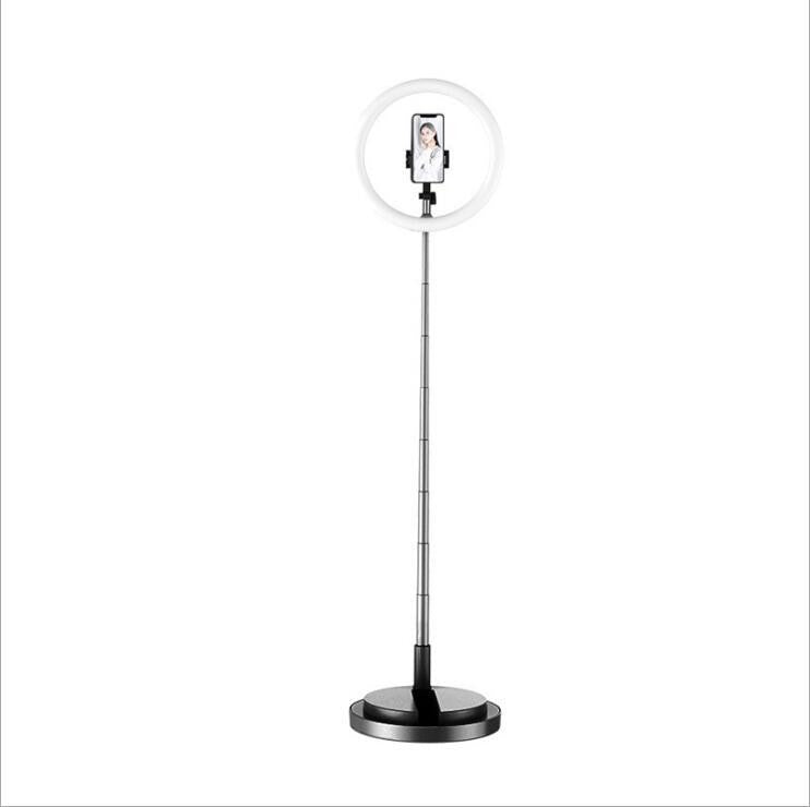Apple-Compatible 10" LED Selfie Ring Light with Tripod