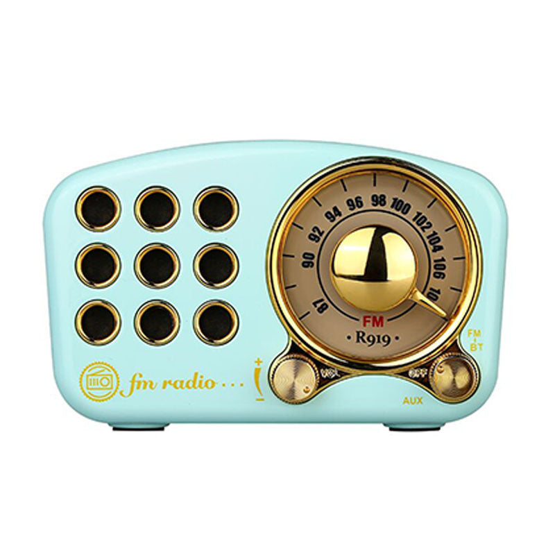 Retro Bluetooth Mini Portable Stereo Speaker