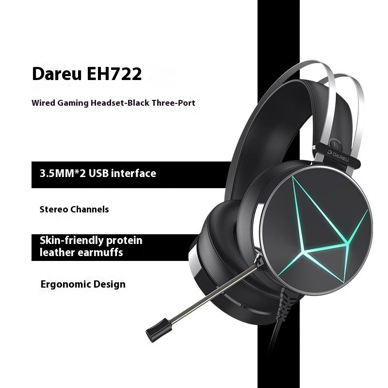Wired Gaming Noise-Cancelling Headphones
