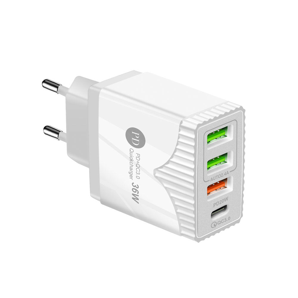 PD 36W QC3.0 Fast Charging Adapter (EU/US/UK Plug)