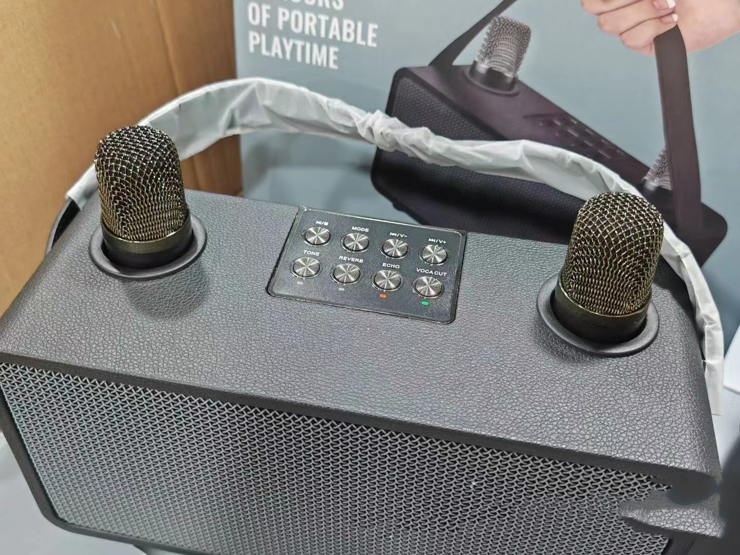 High-Power Bluetooth Wireless Portable Karaoke Speaker