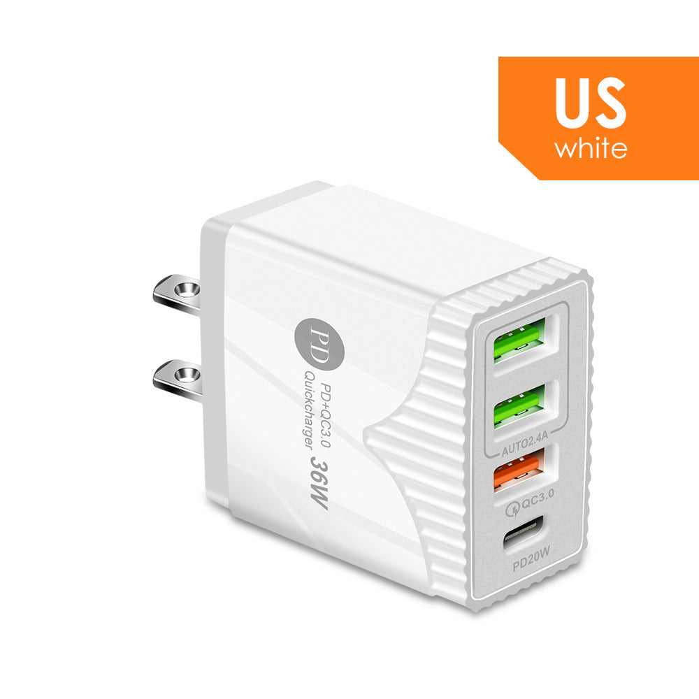 PD 36W QC3.0 Fast Charging Adapter (EU/US/UK Plug)