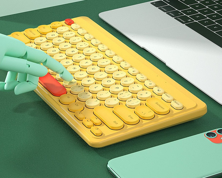 Wireless USB Laptop Keyboard (Silent Typing)