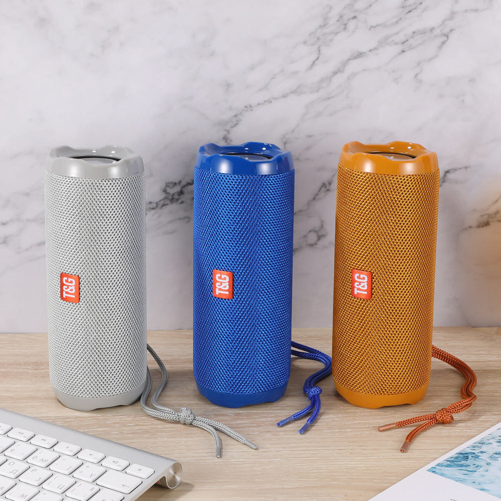 Portable Fabric Bluetooth Speaker with Card Holder