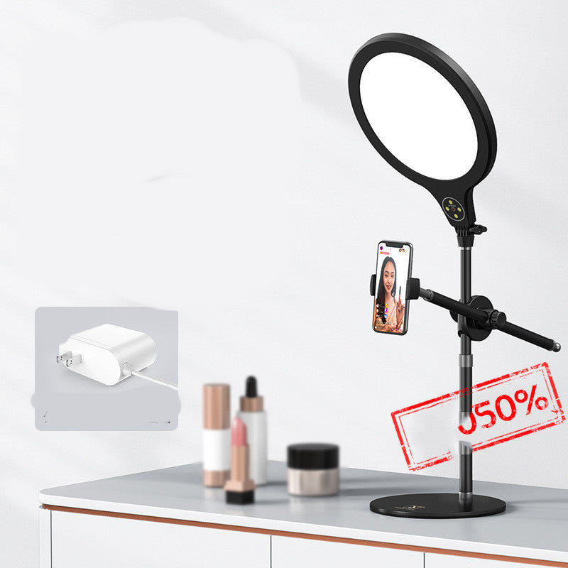 Telescopic Desktop & Floor LED Fill Light for Mobile