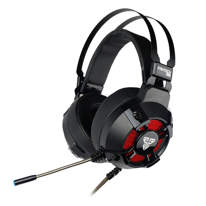 Wired Gaming Headset with LED & Mic
