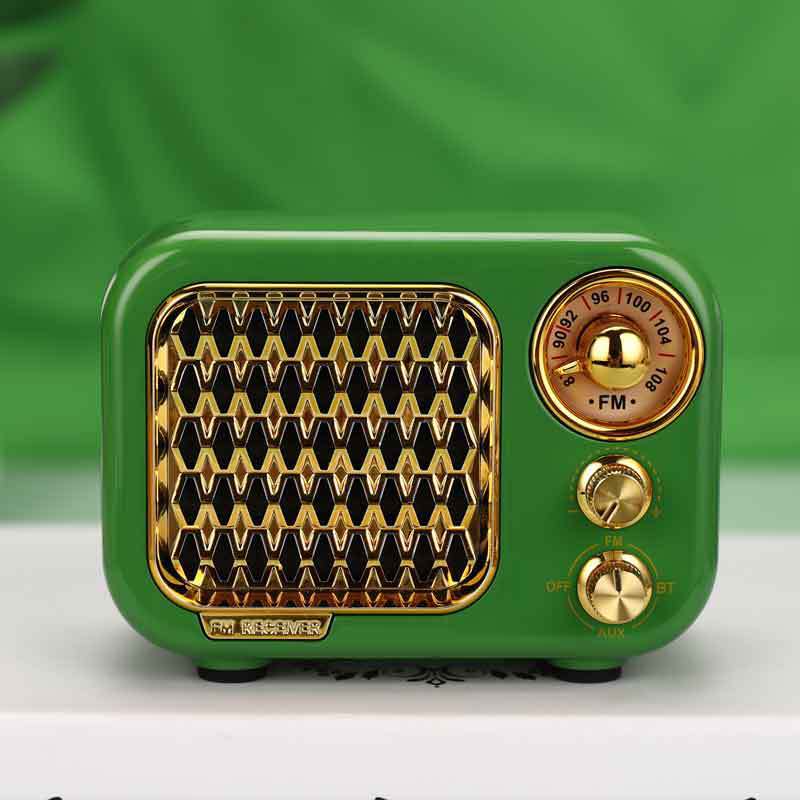 Retro Bluetooth Mini Portable Stereo Speaker