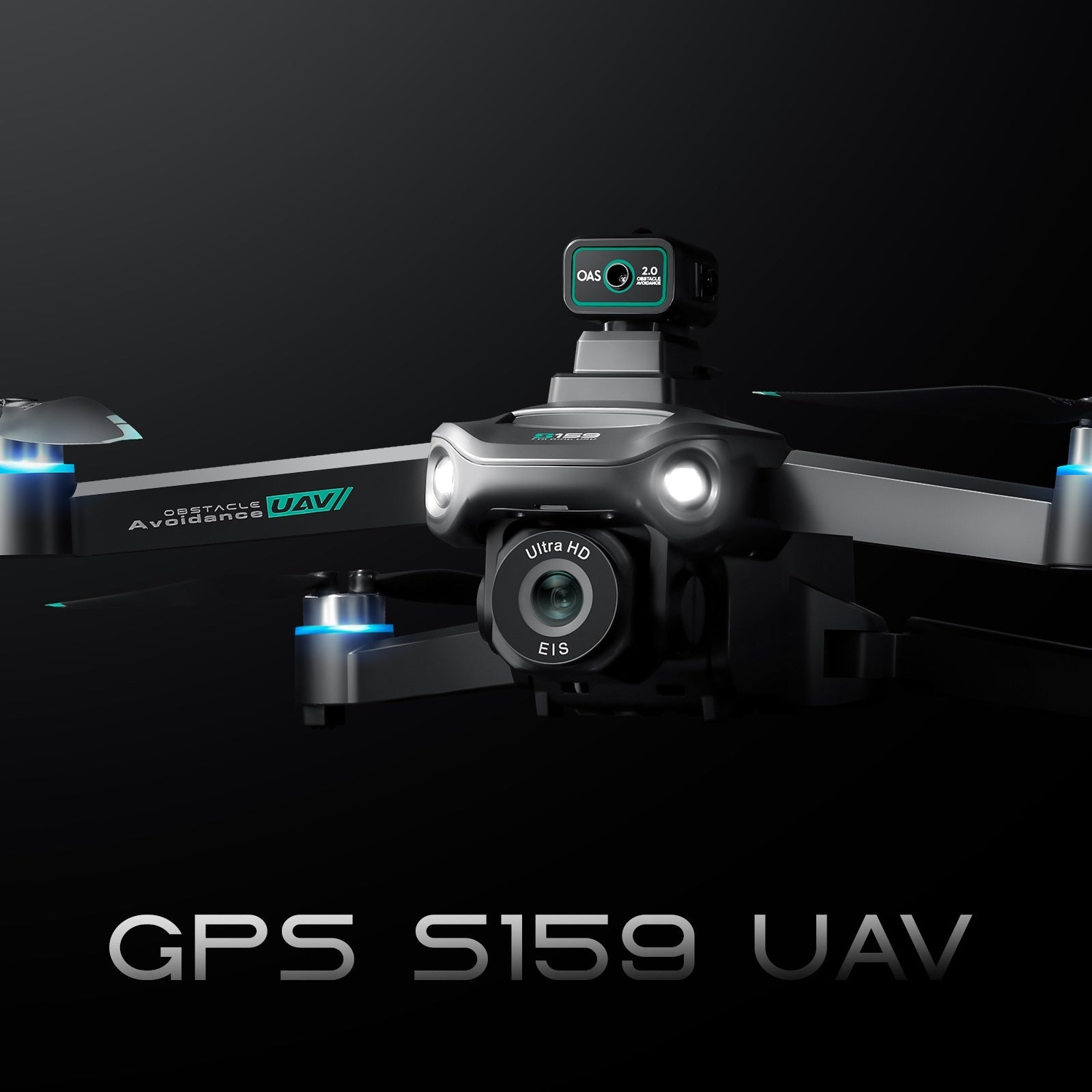 Screen Display HD Aerial Photography Automatic Return Flight Obstacle Avoidance S159 Remote Control GPS UAV