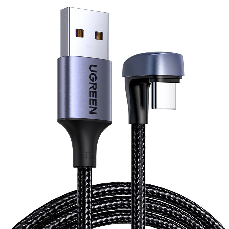 Lvlian 5A U-Shaped USB-C Braided Cable