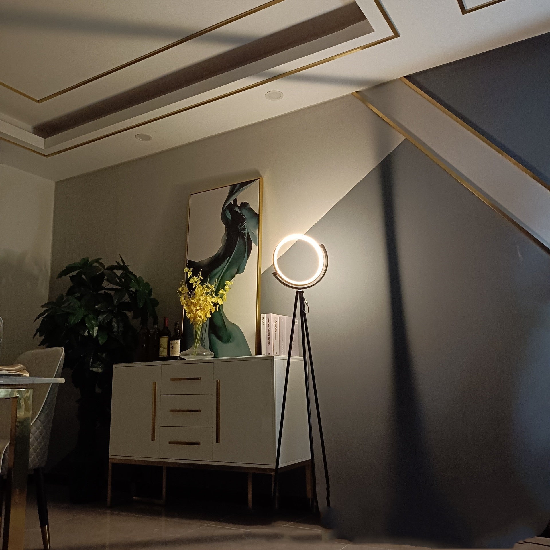 Aluminum LED Floor Lamp for Study & Decoration