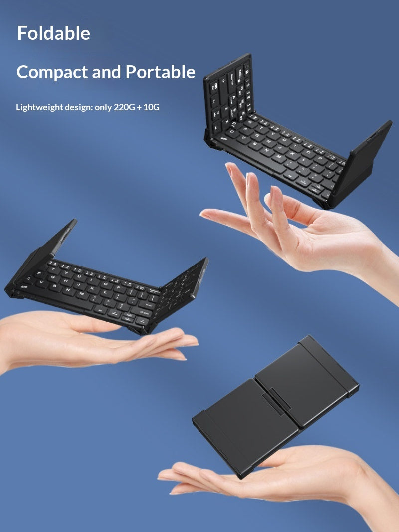 Foldable Bluetooth Wireless Keyboard with Touchpad