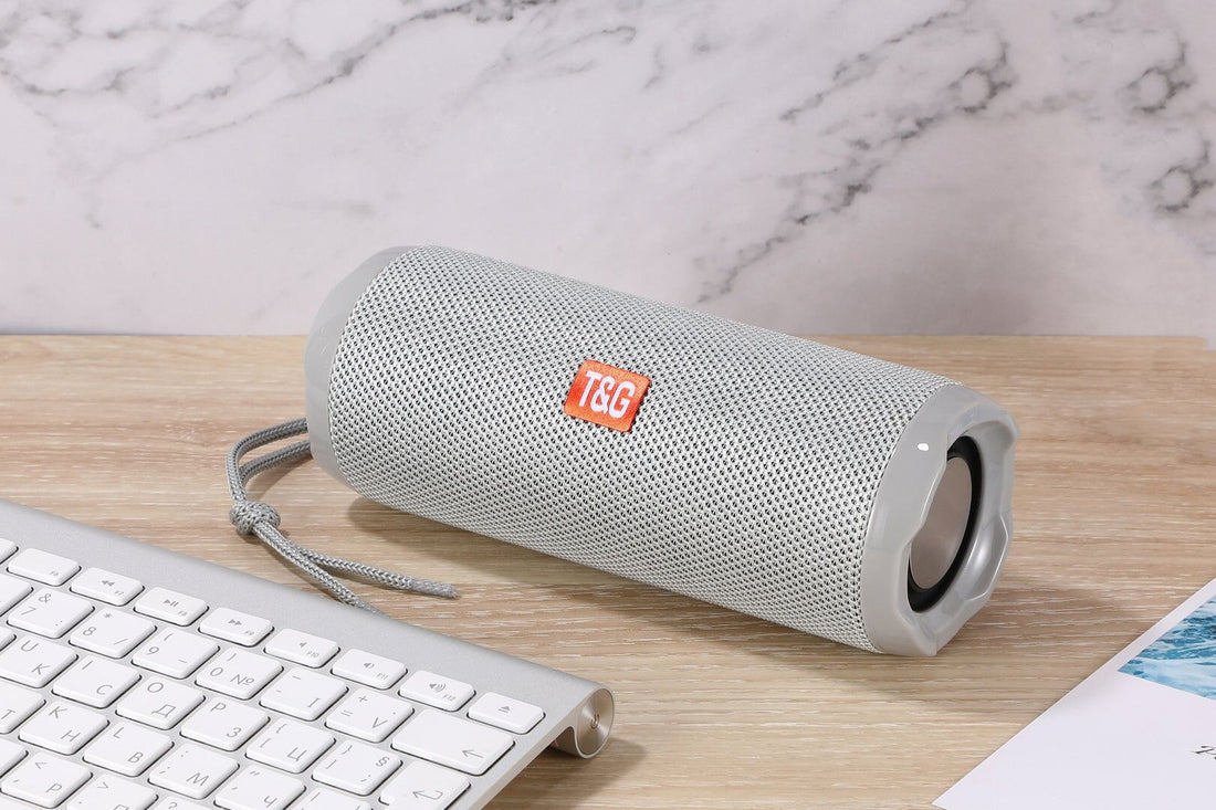 Portable Fabric Bluetooth Speaker with Card Holder