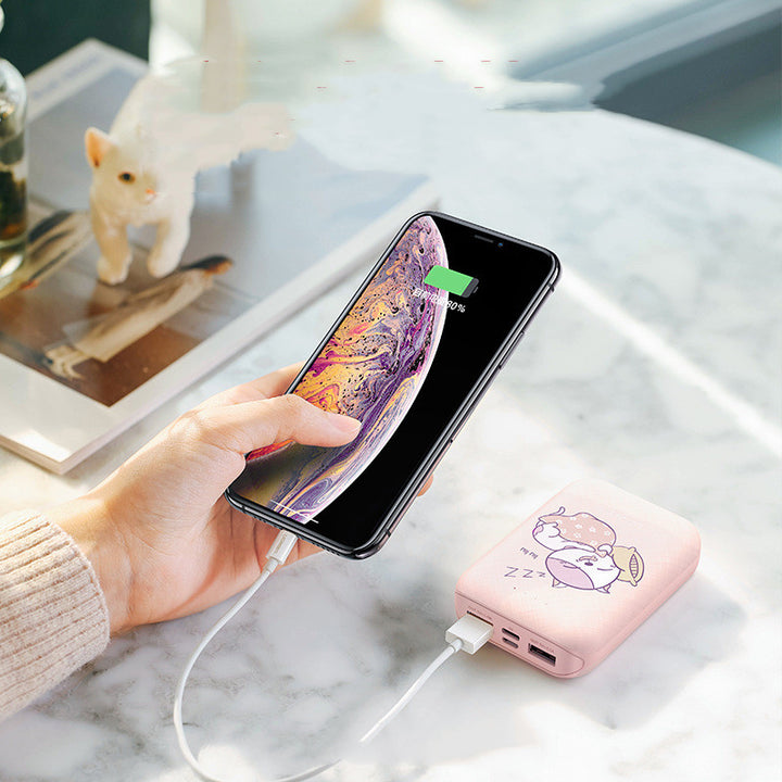 Green 10000mAh Dual USB Power Bank