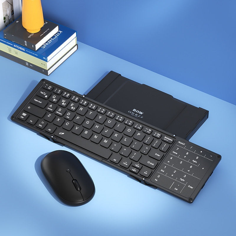 Foldable Bluetooth Wireless Keyboard with Touchpad