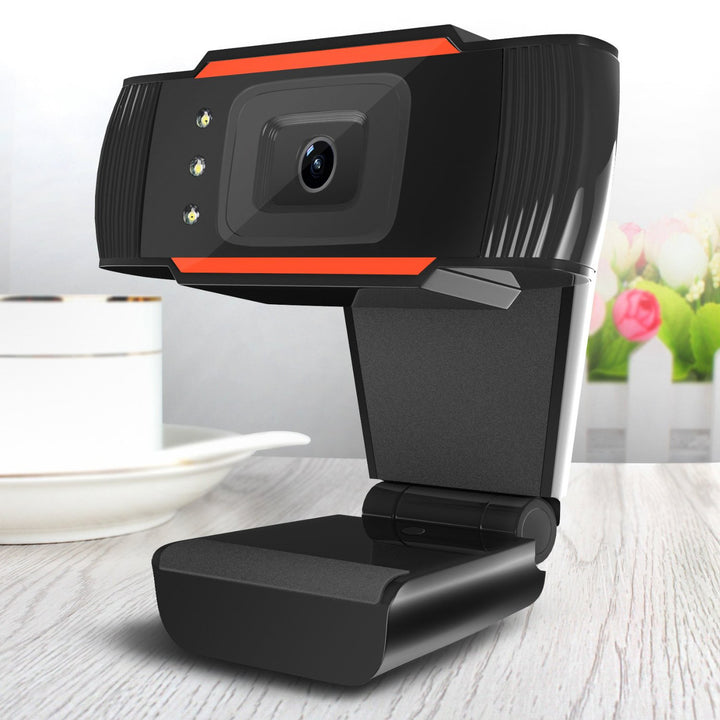 USB LED Webcam Fill Light with Adjustable Brightness