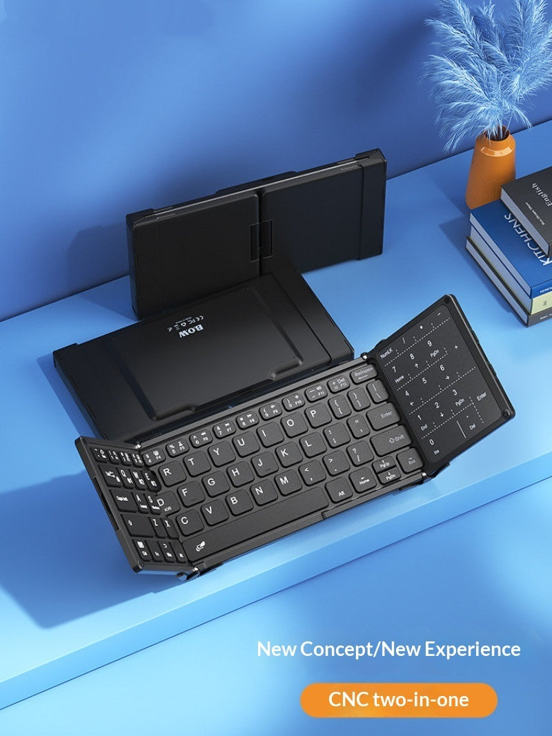 Foldable Bluetooth Wireless Keyboard with Touchpad