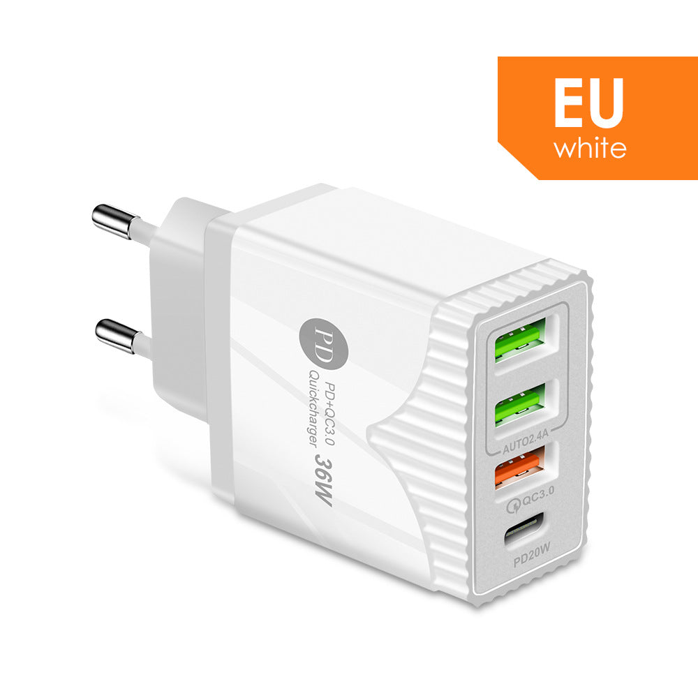 PD 36W QC3.0 Fast Charging Adapter (EU/US/UK Plug)