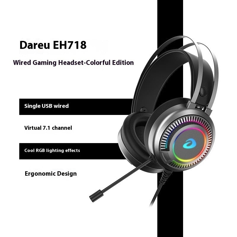 Wired Gaming Noise-Cancelling Headphones