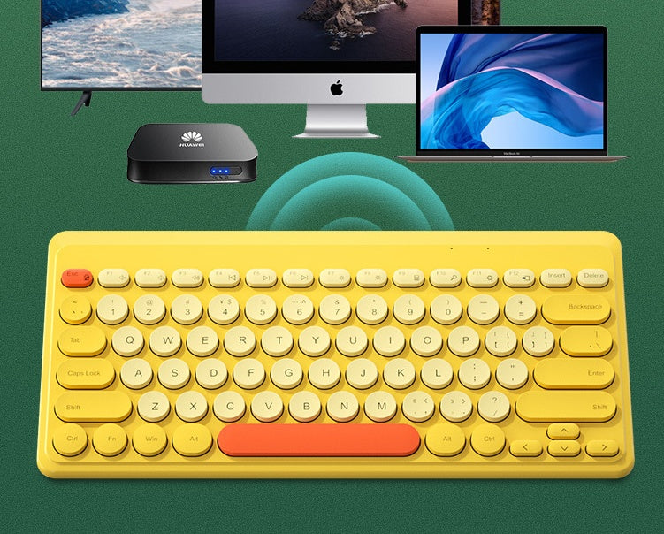 Wireless USB Laptop Keyboard (Silent Typing)